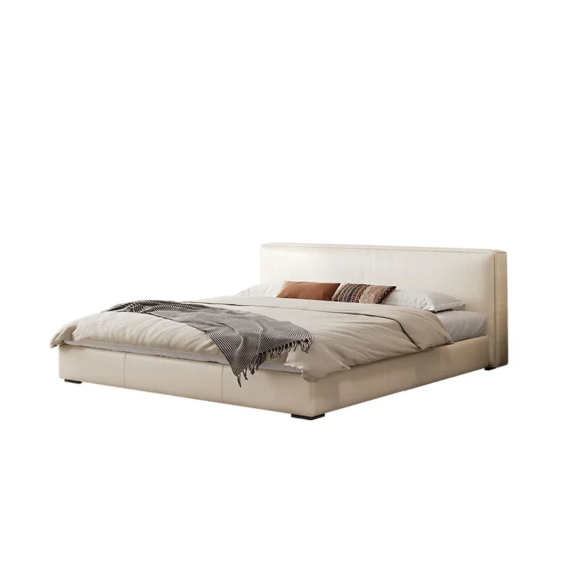 Tofu block bed simple modern double master bedroom small apartment 1.8m soft bag bed
Tofu block bed simple modern double master bedroom small apartment 1.8m soft bag bed