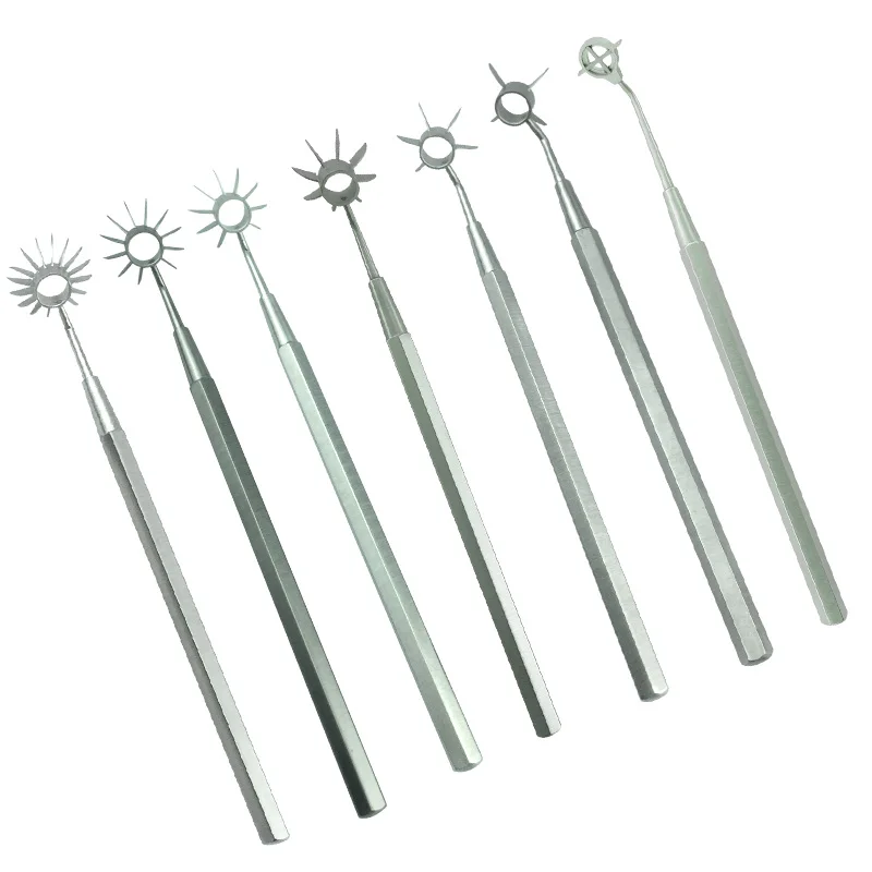 2/4/6/8/10/12/16 Claws Stainless Steel Titanium Corneal Marker Ophthalmic Locator Marker Cornea Marker
2/4/6/8/10/12/16 Claws Stainless Steel Titanium Corneal Marker Ophthalmic Locator Marker Cornea Marker