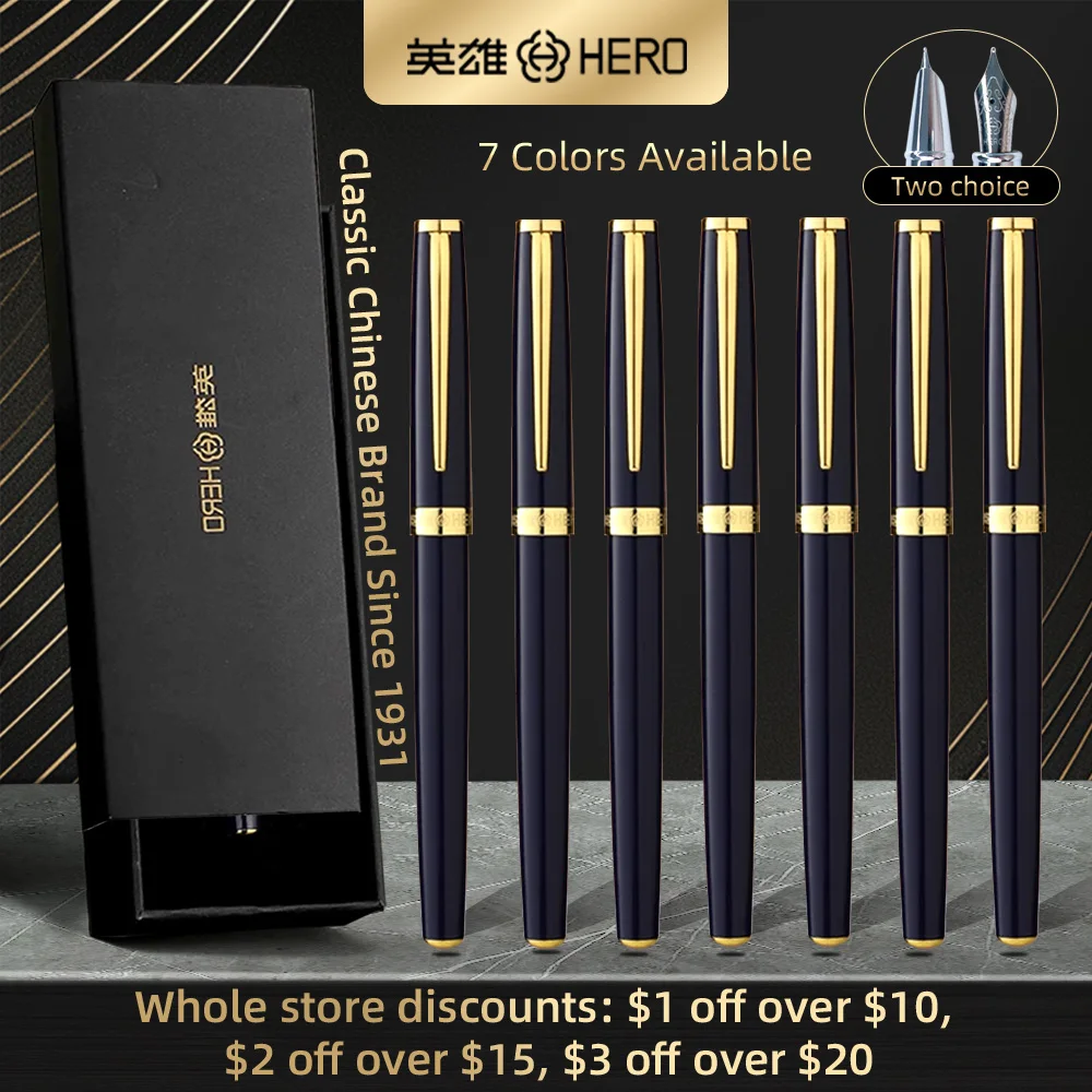 Hero P108 с гладким иридиевым наконечником 0,5 мм, элегантная подарочная коробка, набор ручек, идеальный подарок для письма для студентов, профессионалов и офисов
Hero P108 с гладким иридиевым наконечником 0,5 мм, элегантная подарочная коробка, набор ручек, идеальный подарок для письма для студентов, профессионалов и офисов