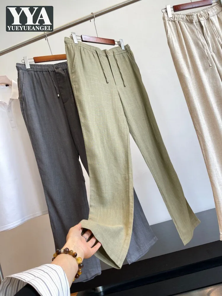 Summer Fashion Males Office Linen Solid Color Suit Pants Breathable Business Daily Straight Trousers Casual Ankle Length Pants
Summer Fashion Males Office Linen Solid Color Suit Pants Breathable Business Daily Straight Trousers Casual Ankle Length Pants