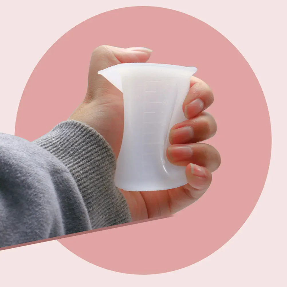 5 Pcs Measuring Cup Silicone Kitchen Tools Smooth Surface Easy Clean Milk Cups Scale Not Leak Clear Dosage Control
5 Pcs Measuring Cup Silicone Kitchen Tools Smooth Surface Easy Clean Milk Cups Scale Not Leak Clear Dosage Control