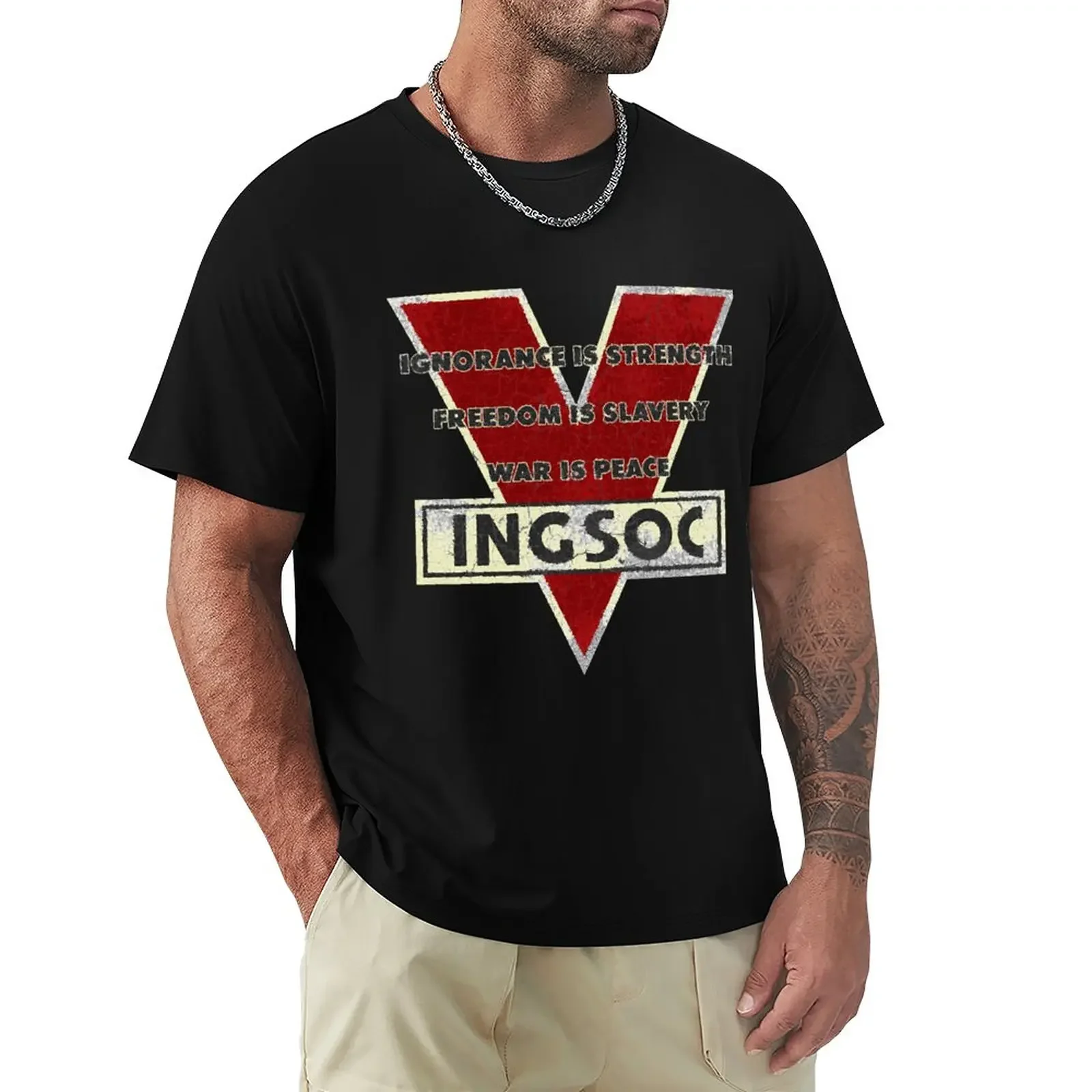 IGNORANCE IS STRENGTH T-Shirt T-Shirt summer top blanks shirts graphic tees men t shirt
IGNORANCE IS STRENGTH T-Shirt T-Shirt summer top blanks shirts graphic tees men t shirt