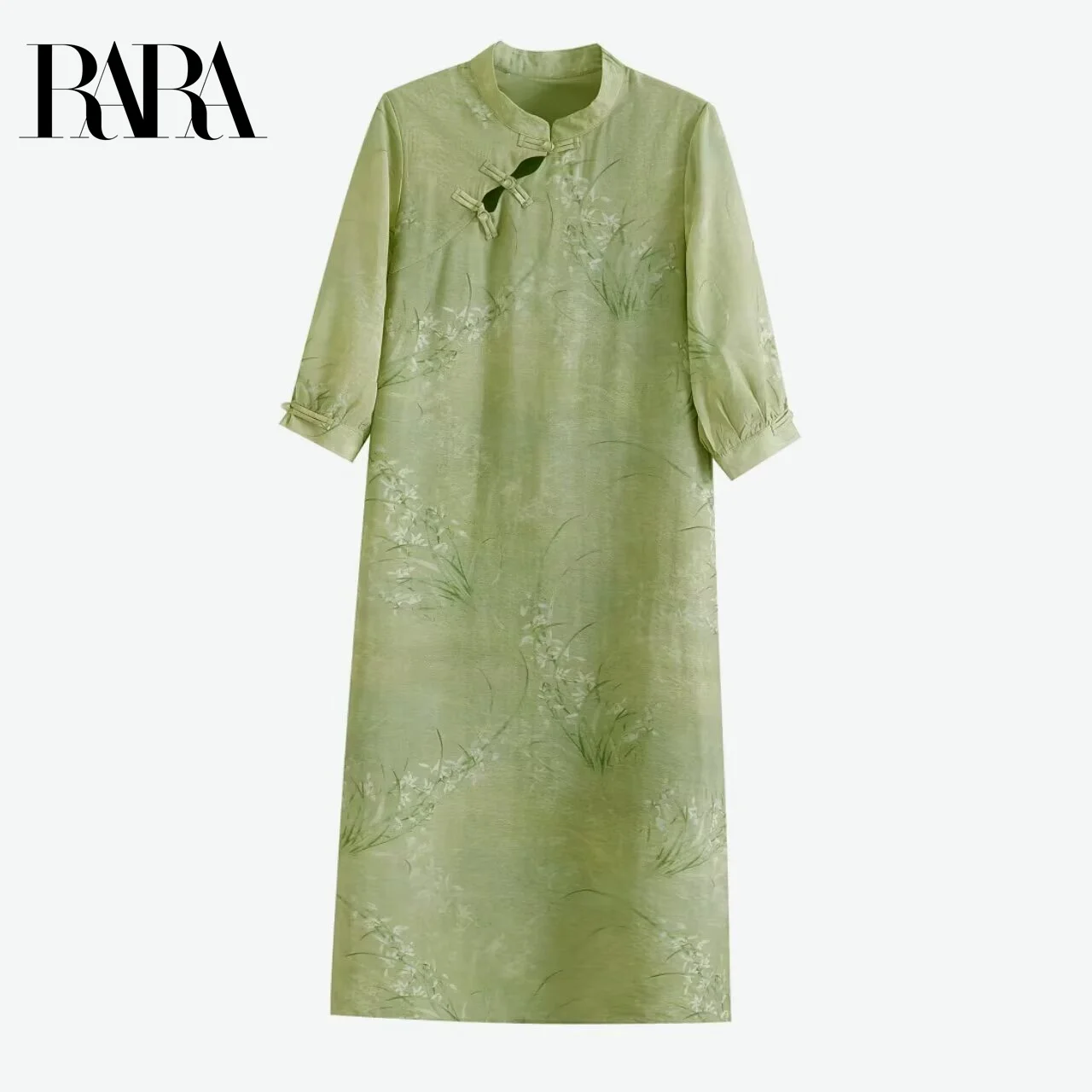 RARA2025 Chinese Style Retro Stand-up Collar Button Improved Cheongsam Summer Loose Temperament Slim Cotton and Linen Dress
RARA2025 Chinese Style Retro Stand-up Collar Button Improved Cheongsam Summer Loose Temperament Slim Cotton and Linen Dress