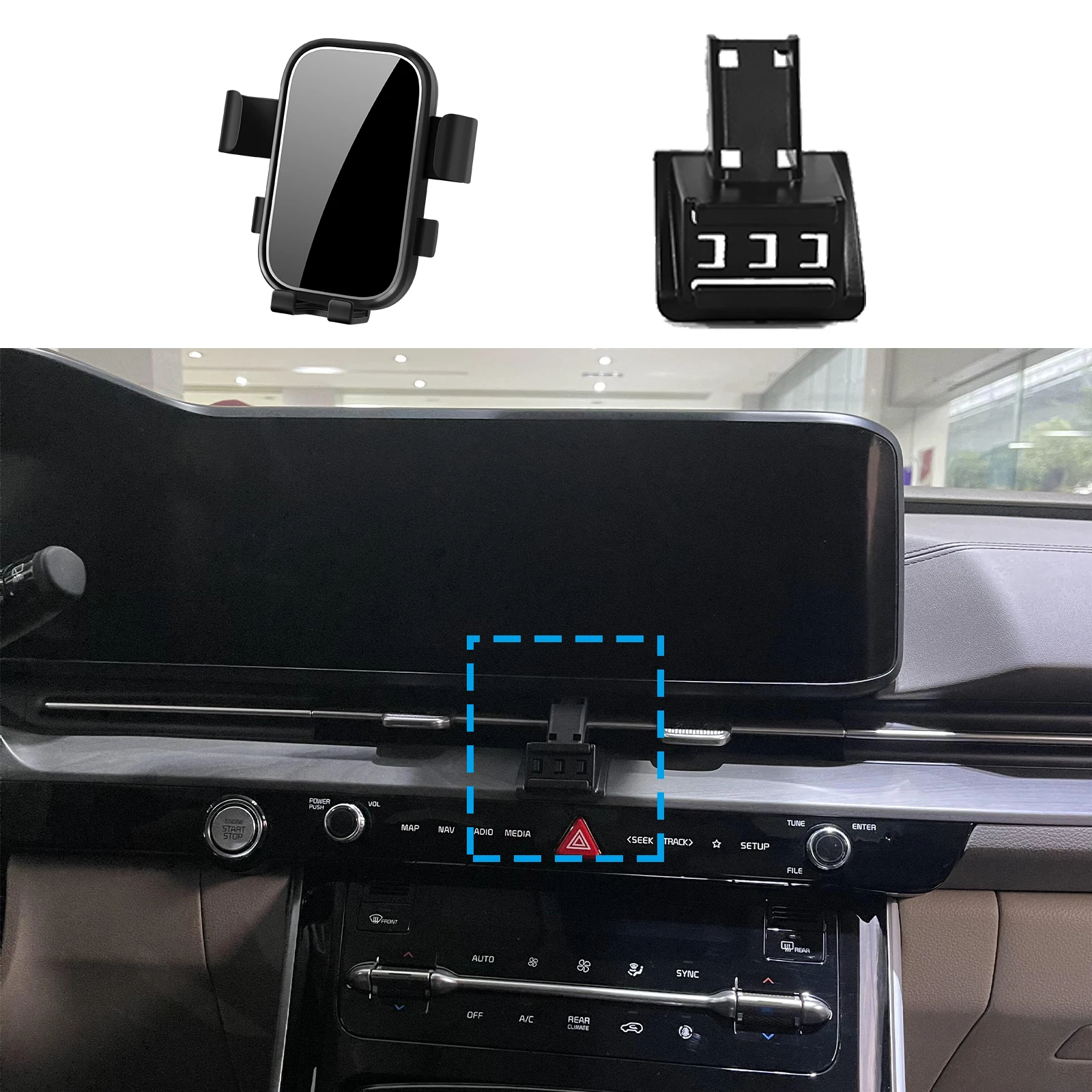 GPS Bracket Navigation Stand Auto Car Mobile Phone Holde for Kia Carnival KA4 Kia Sedona Grand Carnival 2021 2022 2023 2024
GPS Bracket Navigation Stand Auto Car Mobile Phone Holde for Kia Carnival KA4 Kia Sedona Grand Carnival 2021 2022 2023 2024