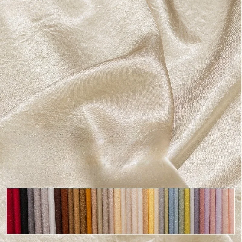 Pure Acetic Acid Fabric Glossy Camisole Skirt Pants Shirt Clothing High-end Designer Apparel Diy Sewing Fabrics By Meter Cloth
Pure Acetic Acid Fabric Glossy Camisole Skirt Pants Shirt Clothing High-end Designer Apparel Diy Sewing Fabrics By Meter Cloth