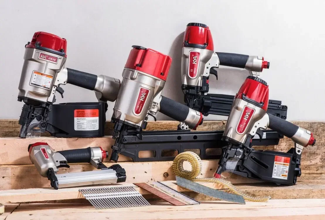 KYA-CN57 Air Nail Gun for 15 Degree coil nails
KYA-CN57 Air Nail Gun for 15 Degree coil nails