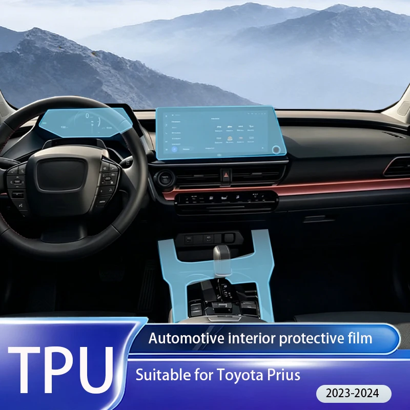 Fit for Toyota Prius 2023-2024 Pre Cut TPU PPF Film Anti Scratch Interior Protector Nav Console Instrument Panel Cover
Fit for Toyota Prius 2023-2024 Pre Cut TPU PPF Film Anti Scratch Interior Protector Nav Console Instrument Panel Cover