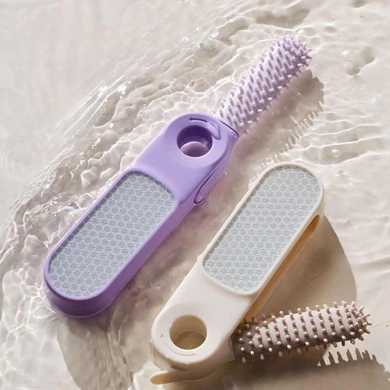 2 в 1, нано-стеклянная шлифовальная машинка для ног с чистящей щеткой, удаление омертвевшей кожи, мозолей, напильник для пяток, скребковая подошва, педикюр для кожи 
2 в 1, нано-стеклянная шлифовальная машинка для ног с чистящей щеткой, удаление омертвевшей кожи, мозолей, напильник для пяток, скребковая подошва, педикюр для кожи