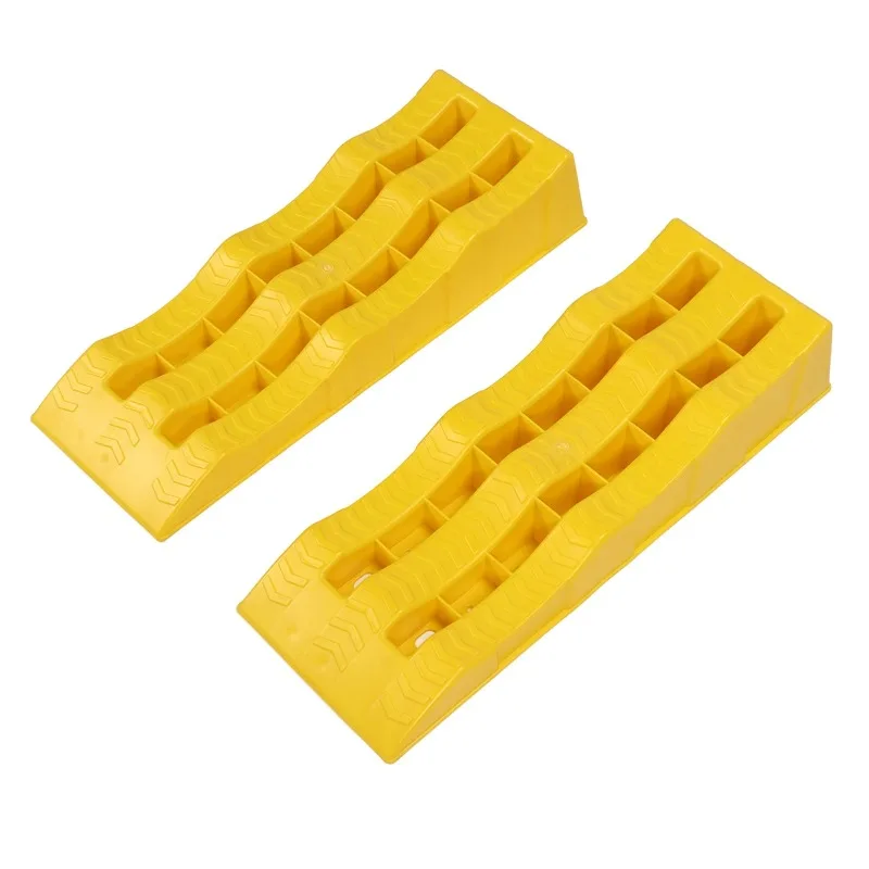 Trailer Leveler 1 Pair RV Leveling Ramps 3 Stage Yellow Trailer Camper Wheel Chocks for Stabilizing Uneven Ground and Parking
Trailer Leveler 1 Pair RV Leveling Ramps 3 Stage Yellow Trailer Camper Wheel Chocks for Stabilizing Uneven Ground and Parking