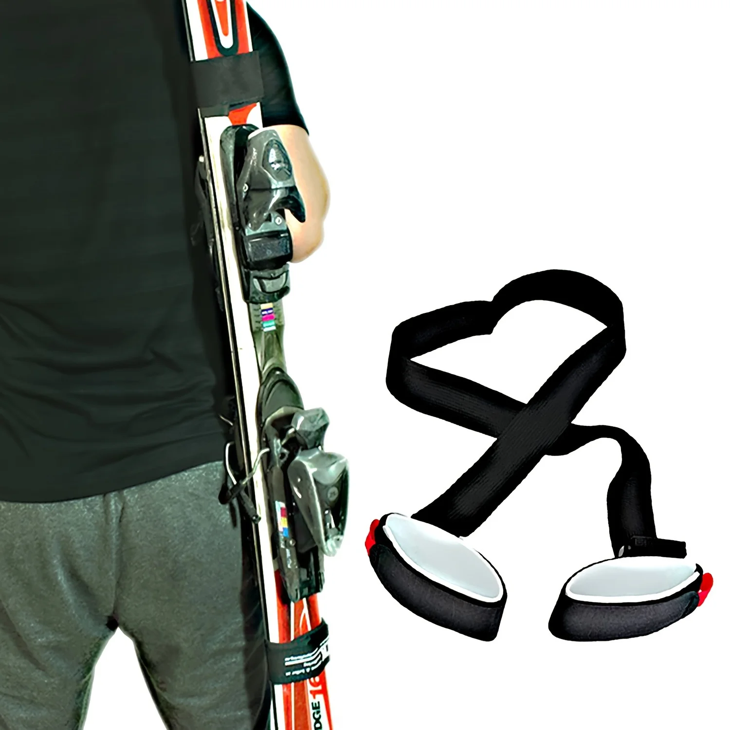 Двойные фиксирующие ремни для лыжных досок — регулируемые легкие ремни для крепления двух лыж, которые легко хранить и переноски для катаний на лыжах
Двойные фиксирующие ремни для лыжных досок — регулируемые легкие ремни для крепления двух лыж, которые легко хранить и переноски для катаний на лыжах