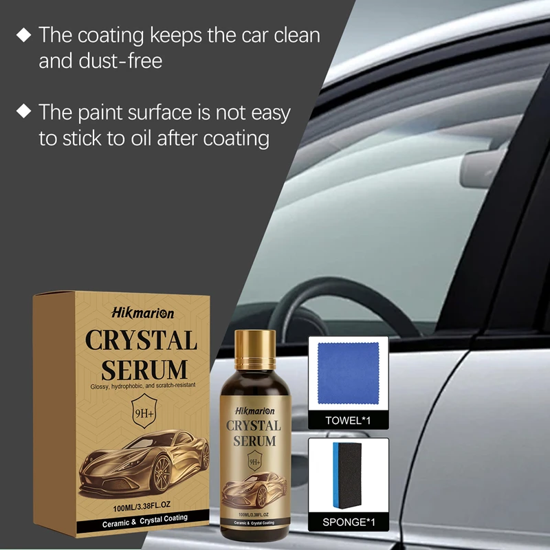 100ml Graphene Ceramic Coating 9h+ Advanced Crystal Serum Professional Auto Detail Paint Protection High Gloss Clean Car Paint
100ml Graphene Ceramic Coating 9h+ Advanced Crystal Serum Professional Auto Detail Paint Protection High Gloss Clean Car Paint