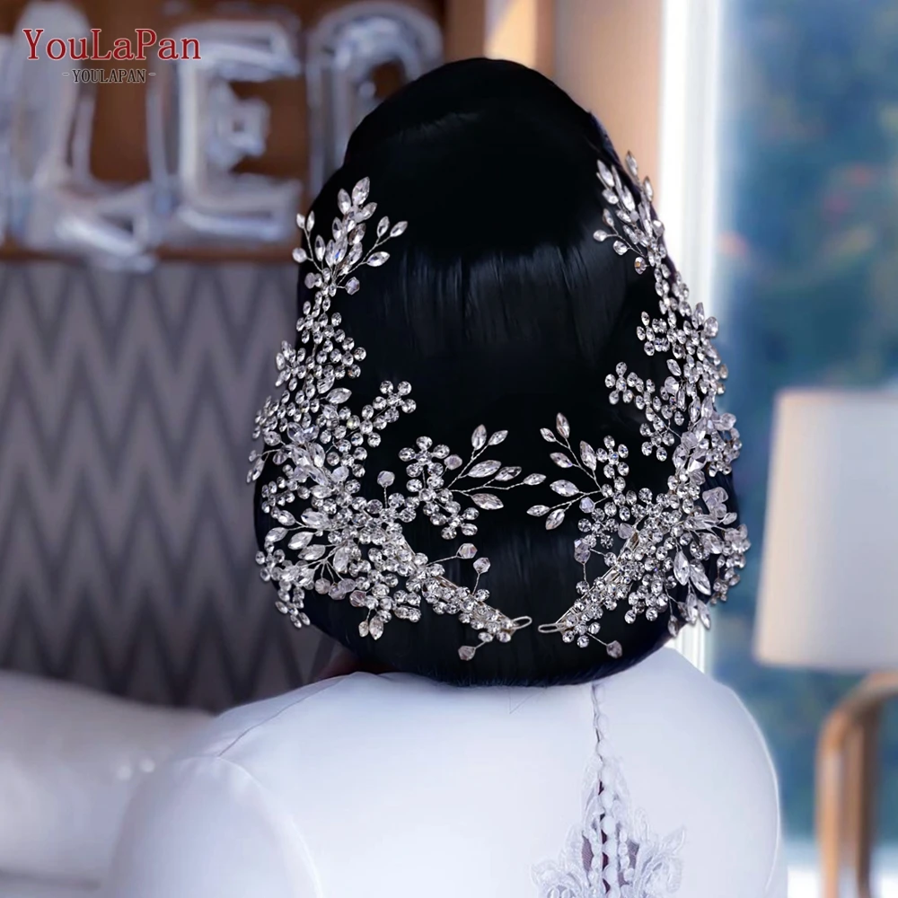 YouLaPan Luxury Side Rhinestone Floral Bride Hairpieces Silver Color Wedding Hair Accessories Women Banquet Headpieces HP434
YouLaPan Luxury Side Rhinestone Floral Bride Hairpieces Silver Color Wedding Hair Accessories Women Banquet Headpieces HP434