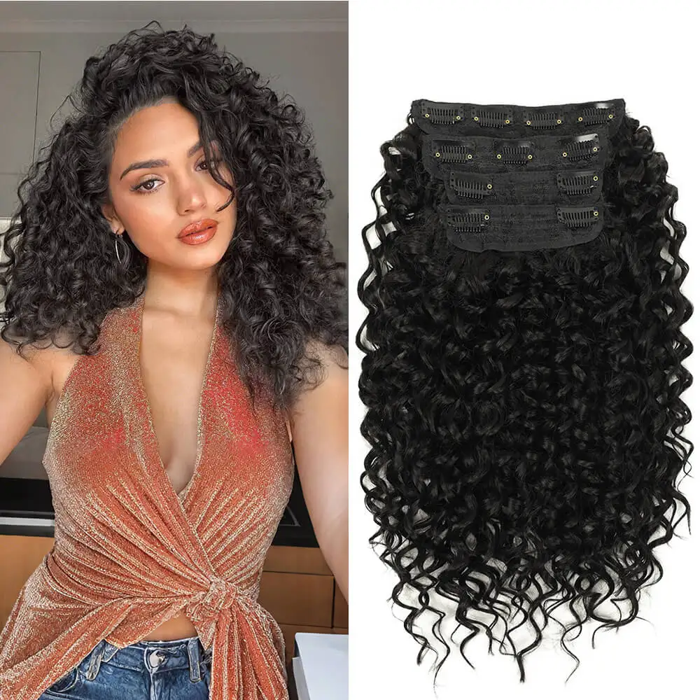 YAKIBEAUTY 14 дюймов синтетические клипсы короткие волны странные вьющиеся волосы пушистые черные волокна 4 шт./компл. для женщин шиньон
YAKIBEAUTY 14 дюймов синтетические клипсы короткие волны странные вьющиеся волосы пушистые черные волокна 4 шт./компл. для женщин шиньон