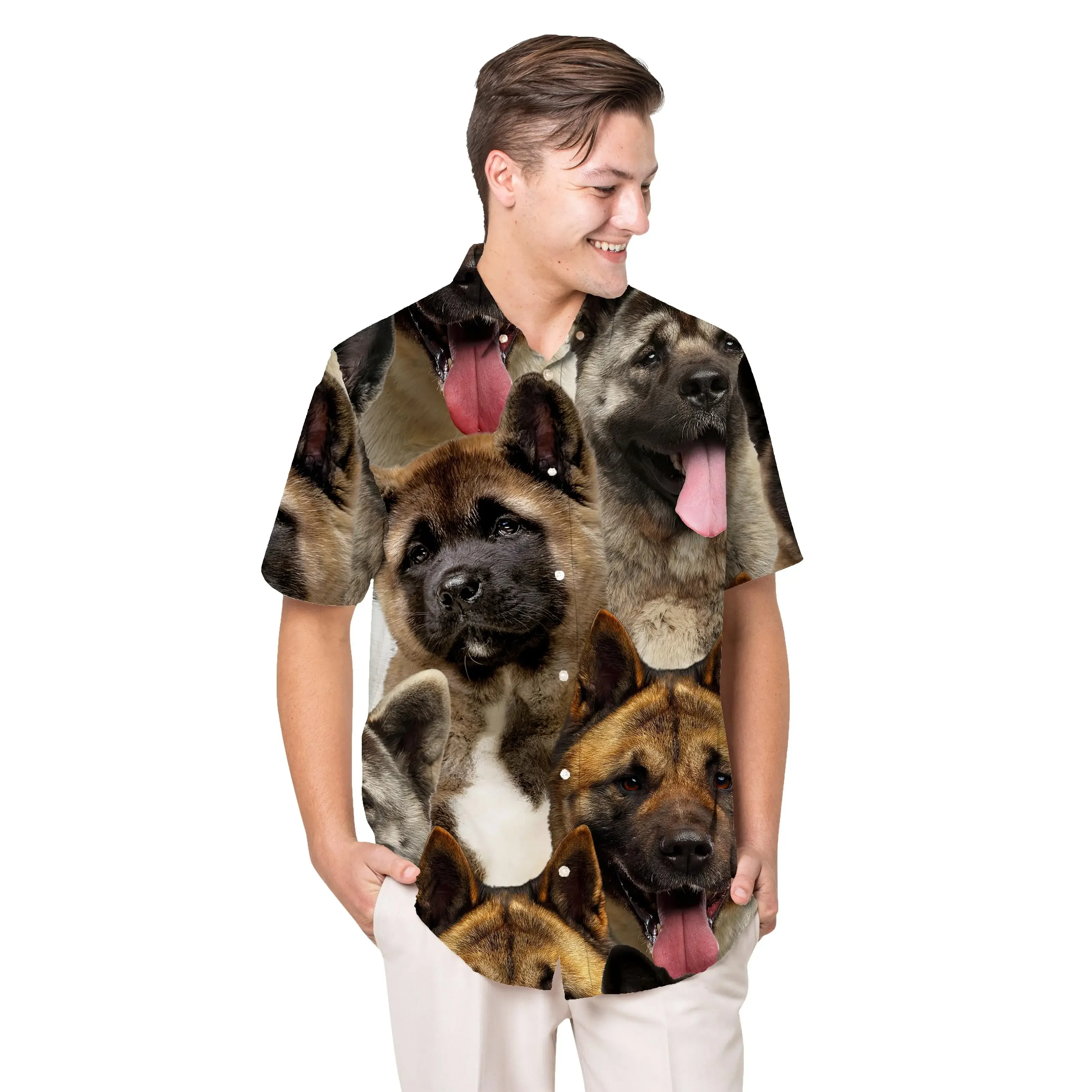 Jumeast American Akita Dog Pattern Short Sleeve Hawaiian Shirt Polyester Aloha Shirts Tropical Style Casual Man Clothing
Jumeast American Akita Dog Pattern Short Sleeve Hawaiian Shirt Polyester Aloha Shirts Tropical Style Casual Man Clothing