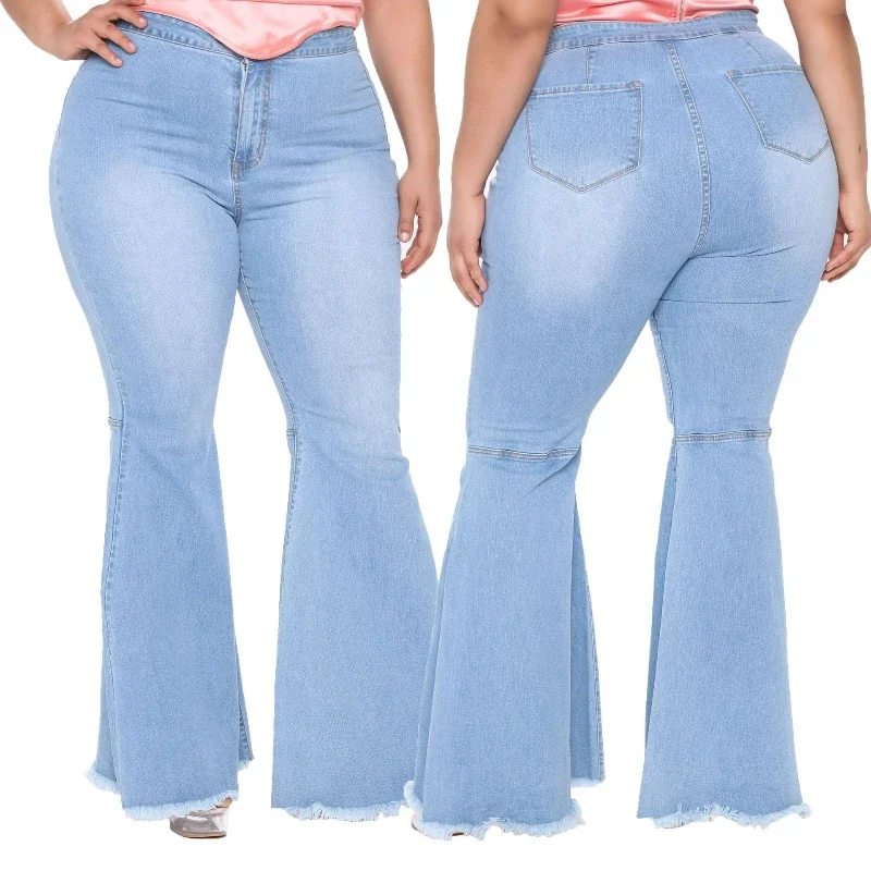 Women Jeans Flare Pants Denim Washing Loose Button Sipper Pockets Pant High Street Slight Strech Solid Casual Spring 2025
Women Jeans Flare Pants Denim Washing Loose Button Sipper Pockets Pant High Street Slight Strech Solid Casual Spring 2025