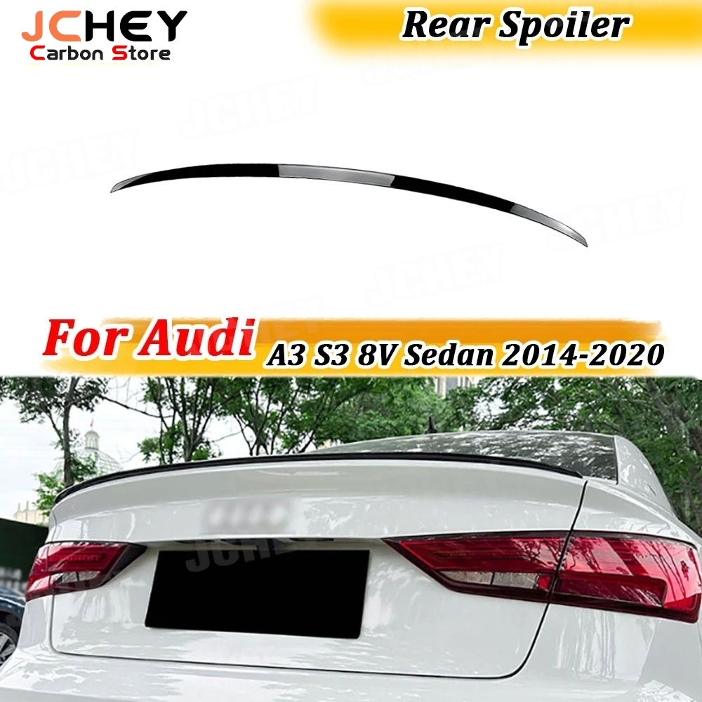JCHEY for Audi A3 S3 8V Sedan 2014-2020 ABS Rear Trunk Lip Spoiler Car Rear Boot Spoiler Body Kits Car Accessories
JCHEY for Audi A3 S3 8V Sedan 2014-2020 ABS Rear Trunk Lip Spoiler Car Rear Boot Spoiler Body Kits Car Accessories