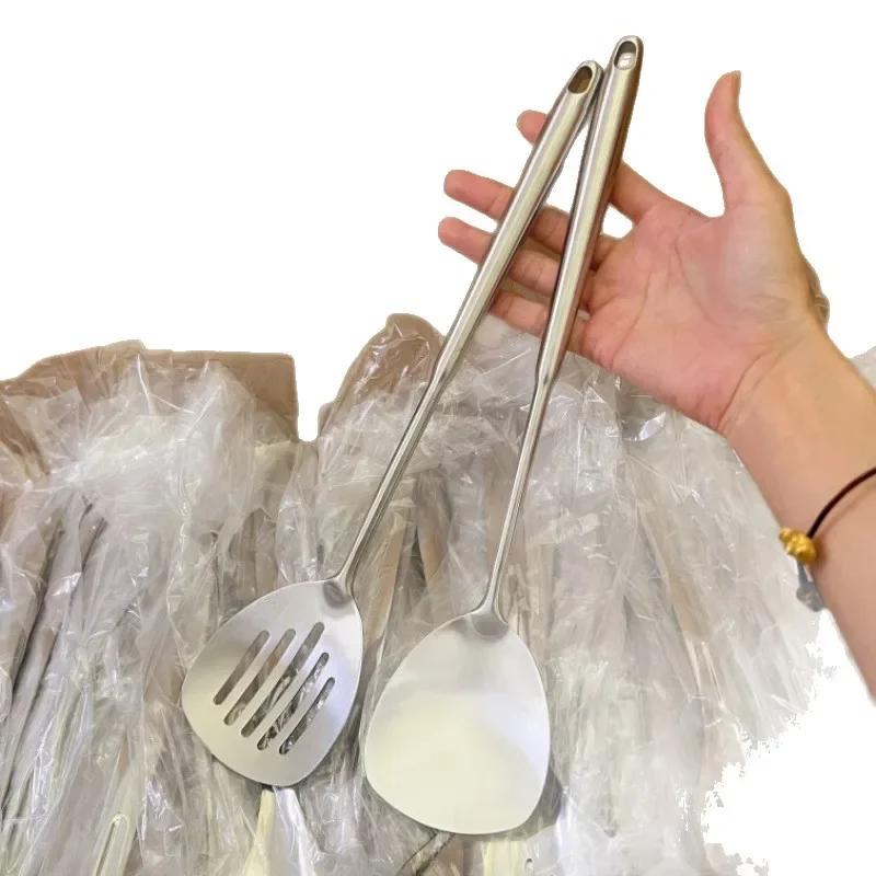 Leaky shovel stainless steel small mini household extended handle wok spoon shovel cooking spoon
Leaky shovel stainless steel small mini household extended handle wok spoon shovel cooking spoon