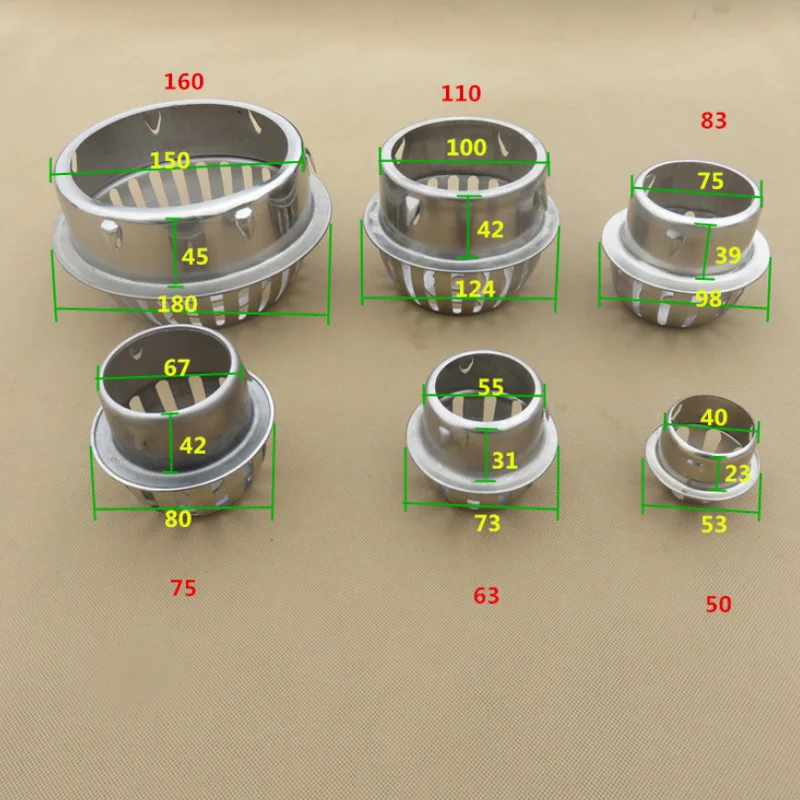 Stainless Steel Balcony Roof Round Large Displacement Anti-blocking Floor Drain Outdoor Rain Bucket Drainage Floor Drain
Stainless Steel Balcony Roof Round Large Displacement Anti-blocking Floor Drain Outdoor Rain Bucket Drainage Floor Drain