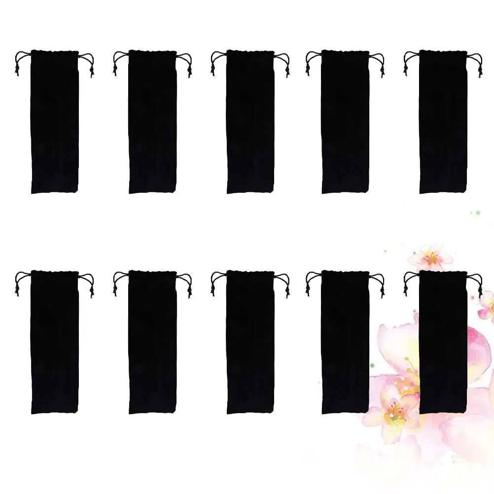 10 PCS Lightweight Straw Holder Pouch Bag Carrying Case Gift Black Flannel Reusable Straws
10 PCS Lightweight Straw Holder Pouch Bag Carrying Case Gift Black Flannel Reusable Straws