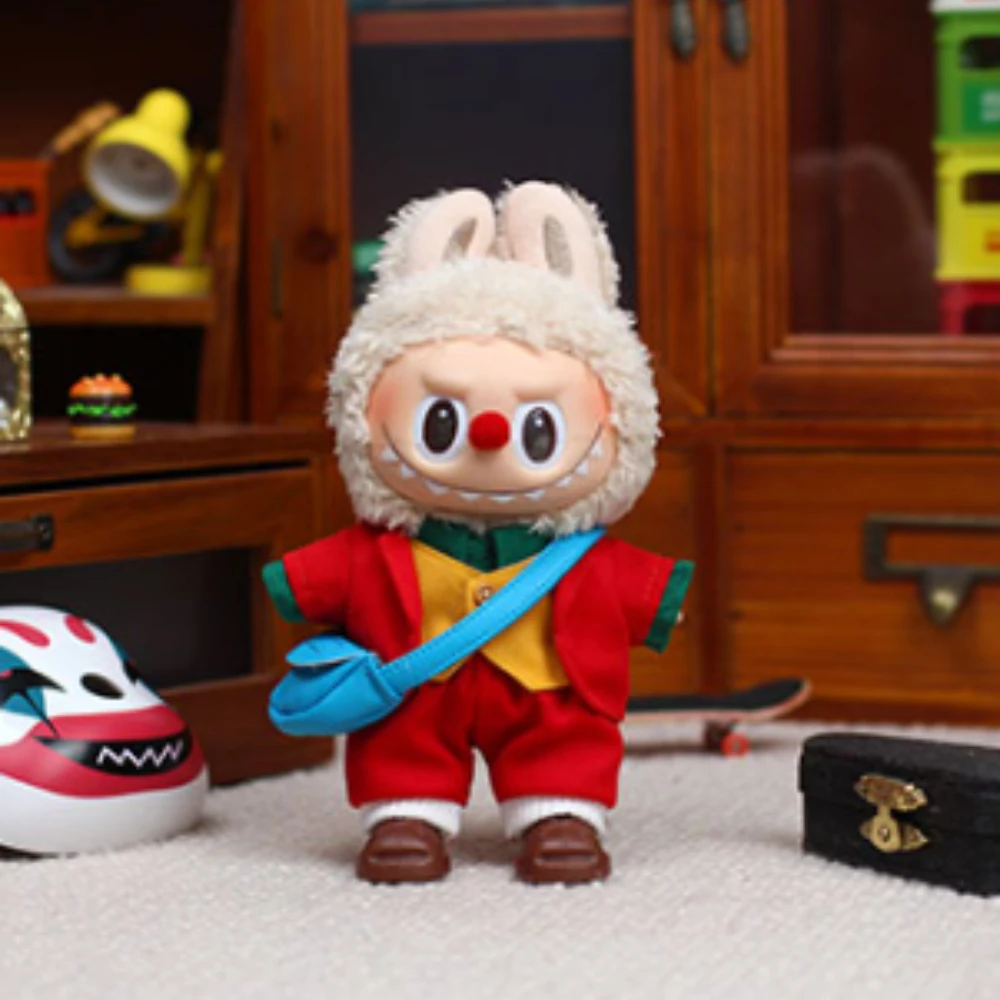 Для 3.0 Labubu оригинальная одежда Arthur Clown комплект аксессуаров для Кореи Kpop EXO15/17 см кукольная одежда подарок любовь
Для 3.0 Labubu оригинальная одежда Arthur Clown комплект аксессуаров для Кореи Kpop EXO15/17 см кукольная одежда подарок любовь