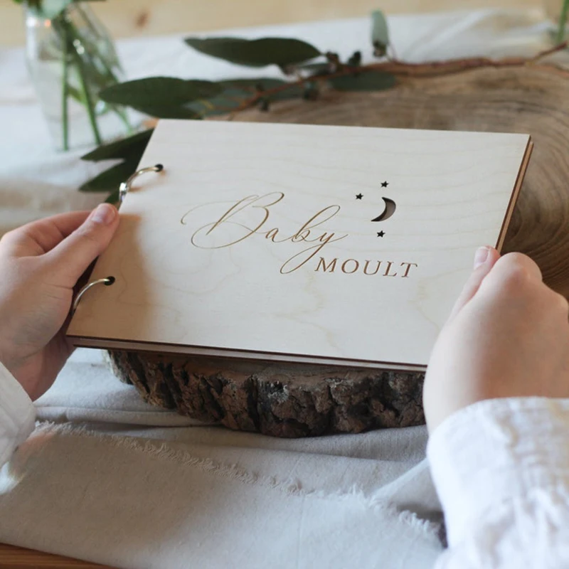 Personalized Wooden Baby Book, Memory Book, Pregnancy Journal, 1st Birthday Party, Baby Shower Decorations
Personalized Wooden Baby Book, Memory Book, Pregnancy Journal, 1st Birthday Party, Baby Shower Decorations