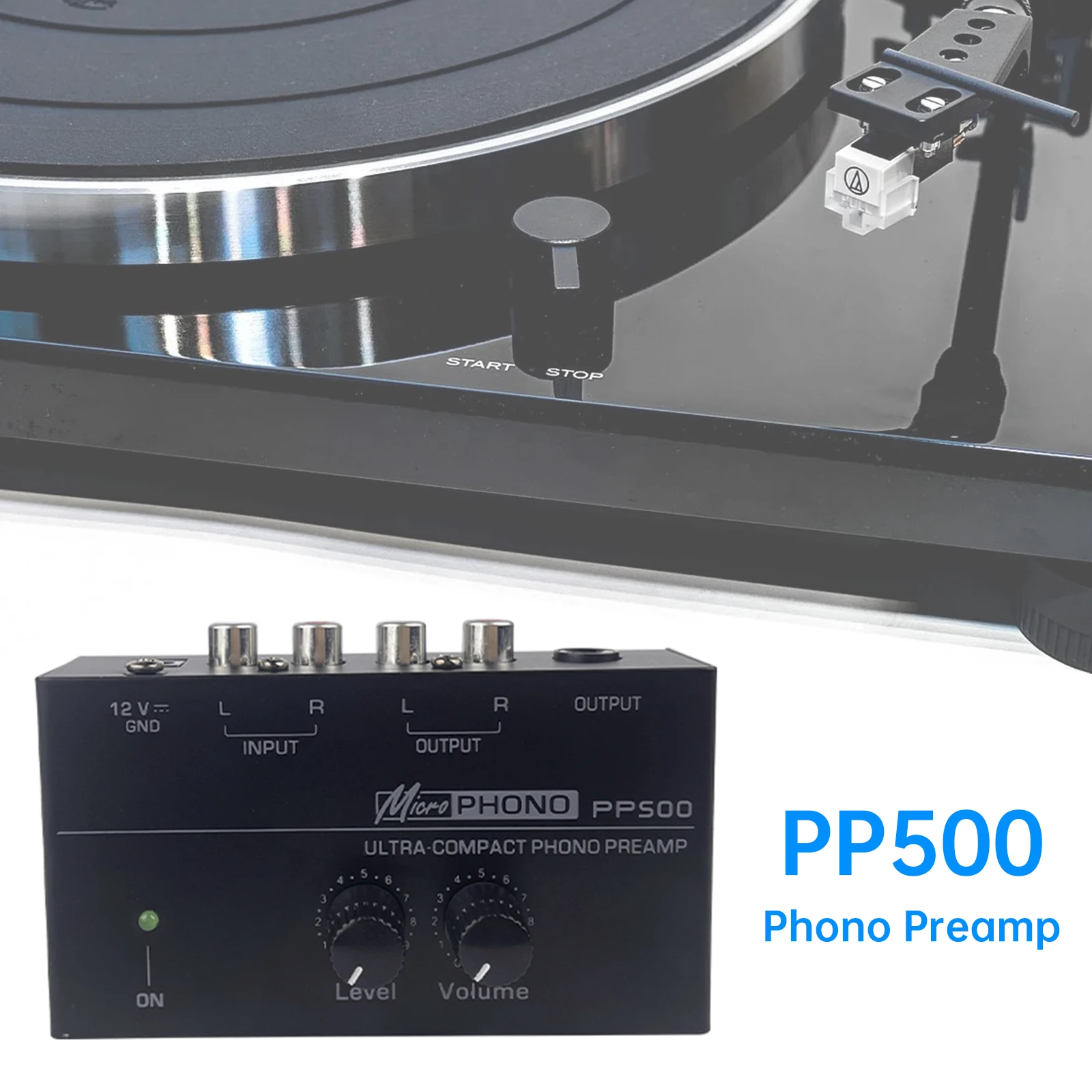 Areyourshop PP500 Phono Preamp AU Plug Preamplifier with Level Volume Control for LP Vinyl Turntable
Areyourshop PP500 Phono Preamp AU Plug Preamplifier with Level Volume Control for LP Vinyl Turntable