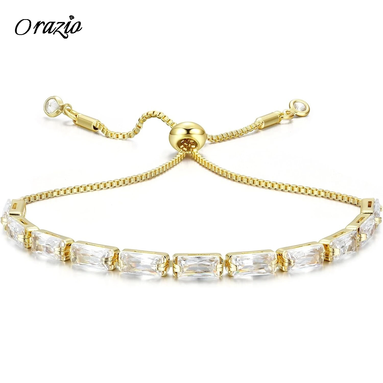 ORAZIO Gold-plated Bracelets for Women Adjustable Bracelets Multicolor Crystal Zirconia Slider Bracelets Jewellery Birthday Gift
ORAZIO Gold-plated Bracelets for Women Adjustable Bracelets Multicolor Crystal Zirconia Slider Bracelets Jewellery Birthday Gift