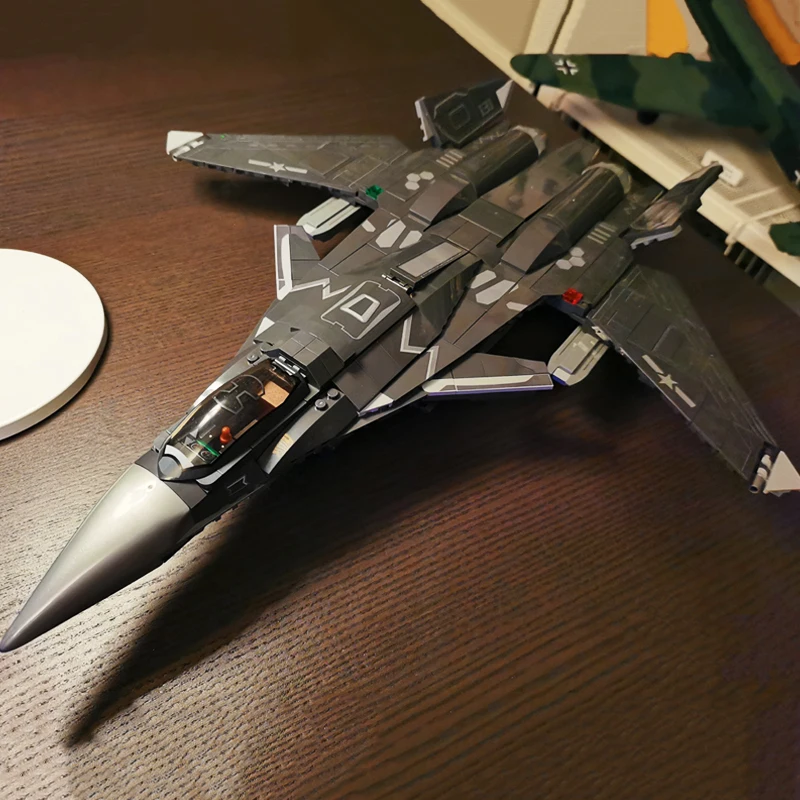 Military Multi-role Fighter Aircraft Building Block Air Force Plane Model Bricks WW2 Weapon Soldier Toys For Boy Birthday Gift
Military Multi-role Fighter Aircraft Building Block Air Force Plane Model Bricks WW2 Weapon Soldier Toys For Boy Birthday Gift