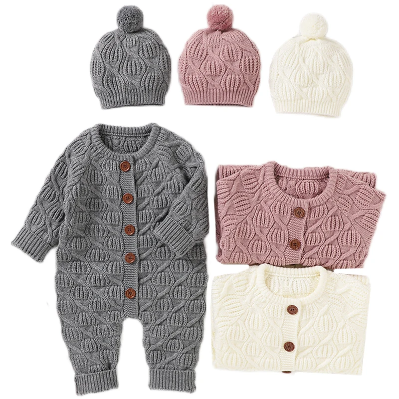 Baby Rompers Knitted Infant Kids Unisex Jumpsuits Clothes Long Sleeve Autumn Toddler Boy Overalls One Piece Infant Girl Playsuit
Baby Rompers Knitted Infant Kids Unisex Jumpsuits Clothes Long Sleeve Autumn Toddler Boy Overalls One Piece Infant Girl Playsuit