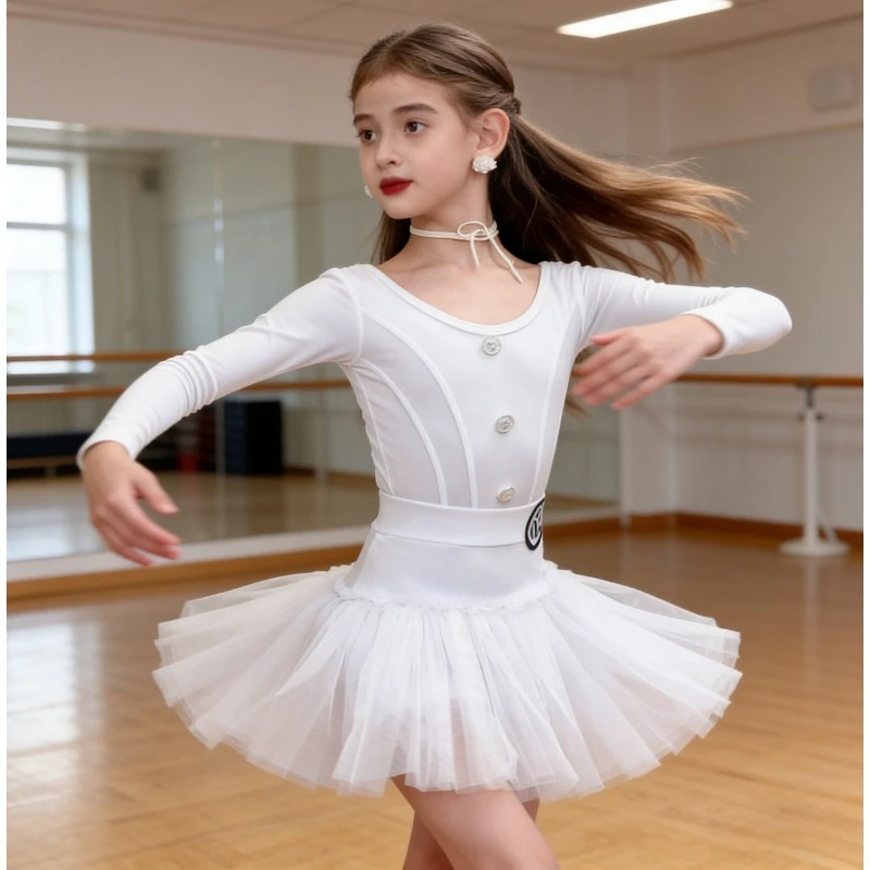 2026 New Girls Latin Dance Dress High Quality Children Performance Costume Kids Fashion Training Practice Wear Outfit Dance wear
2026 New Girls Latin Dance Dress High Quality Children Performance Costume Kids Fashion Training Practice Wear Outfit Dance wear