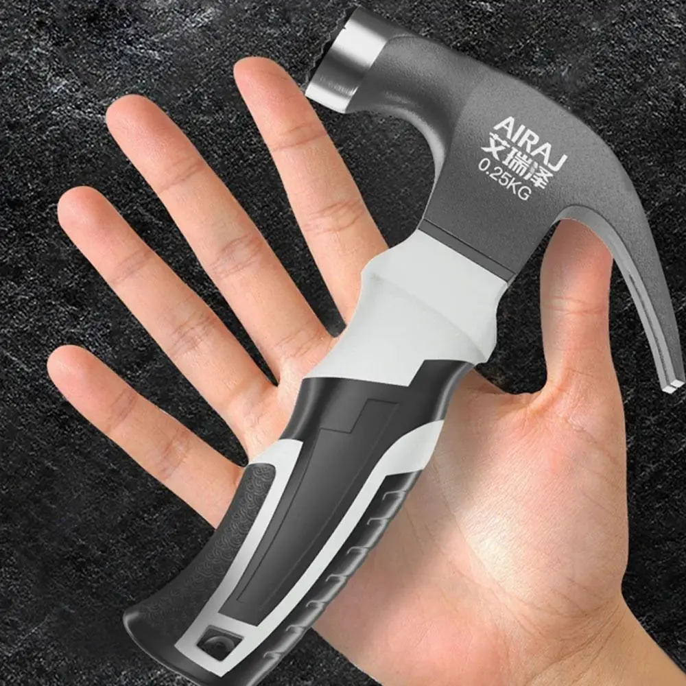 DIY Anti-slip Grip Claw Hammer Professional Multifunction Mini Hammer Small and Flexible High Strength Fitter Hammer Carpenter
DIY Anti-slip Grip Claw Hammer Professional Multifunction Mini Hammer Small and Flexible High Strength Fitter Hammer Carpenter