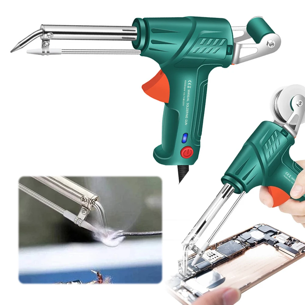 60W 220V Soldering Gun Kit with Adjustable Temp 480-600 Degree Soldering Gun Solder Iron Kit Handheld Soldering Iron Welding Gun
60W 220V Soldering Gun Kit with Adjustable Temp 480-600 Degree Soldering Gun Solder Iron Kit Handheld Soldering Iron Welding Gun