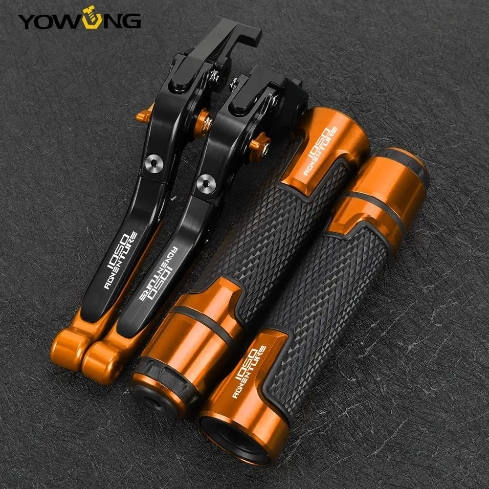 FOR 1050 Adventure 1050 2015 2016 Motorcycle Accessories CNC Aluminum Folding Brake Clutch Levers Handlebar Handle Grips Ends
FOR 1050 Adventure 1050 2015 2016 Motorcycle Accessories CNC Aluminum Folding Brake Clutch Levers Handlebar Handle Grips Ends