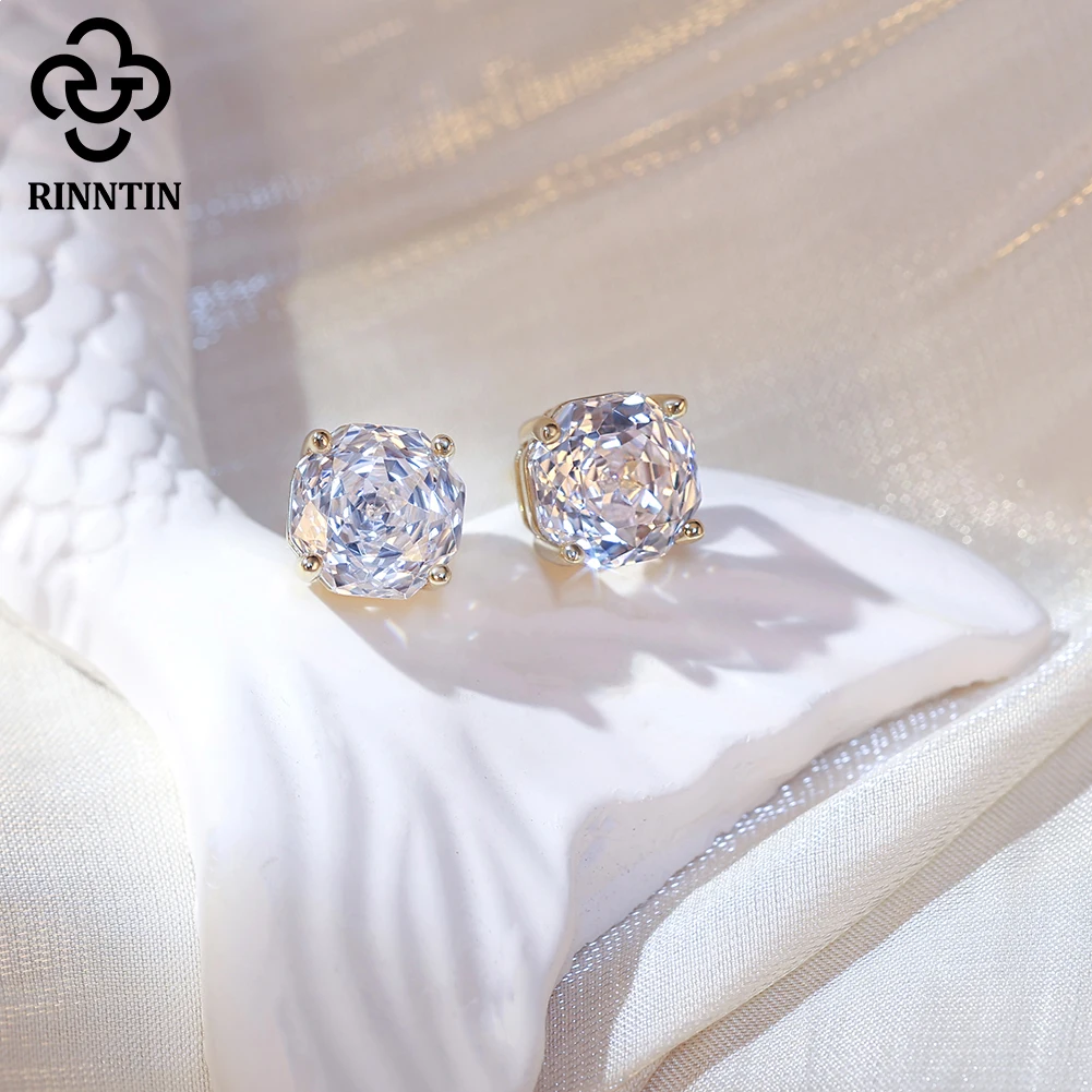 Женские серьги-гвоздики Rinntin 5A с кубическим цирконием и розой, оригинальные серьги с бриллиантами, стерлинговое серебро 925 пробы, ювелирные изделия для пирсинга ушей SE414
Женские серьги-гвоздики Rinntin 5A с кубическим цирконием и розой, оригинальные серьги с бриллиантами, стерлинговое серебро 925 пробы, ювелирные изделия для пирсинга ушей SE414