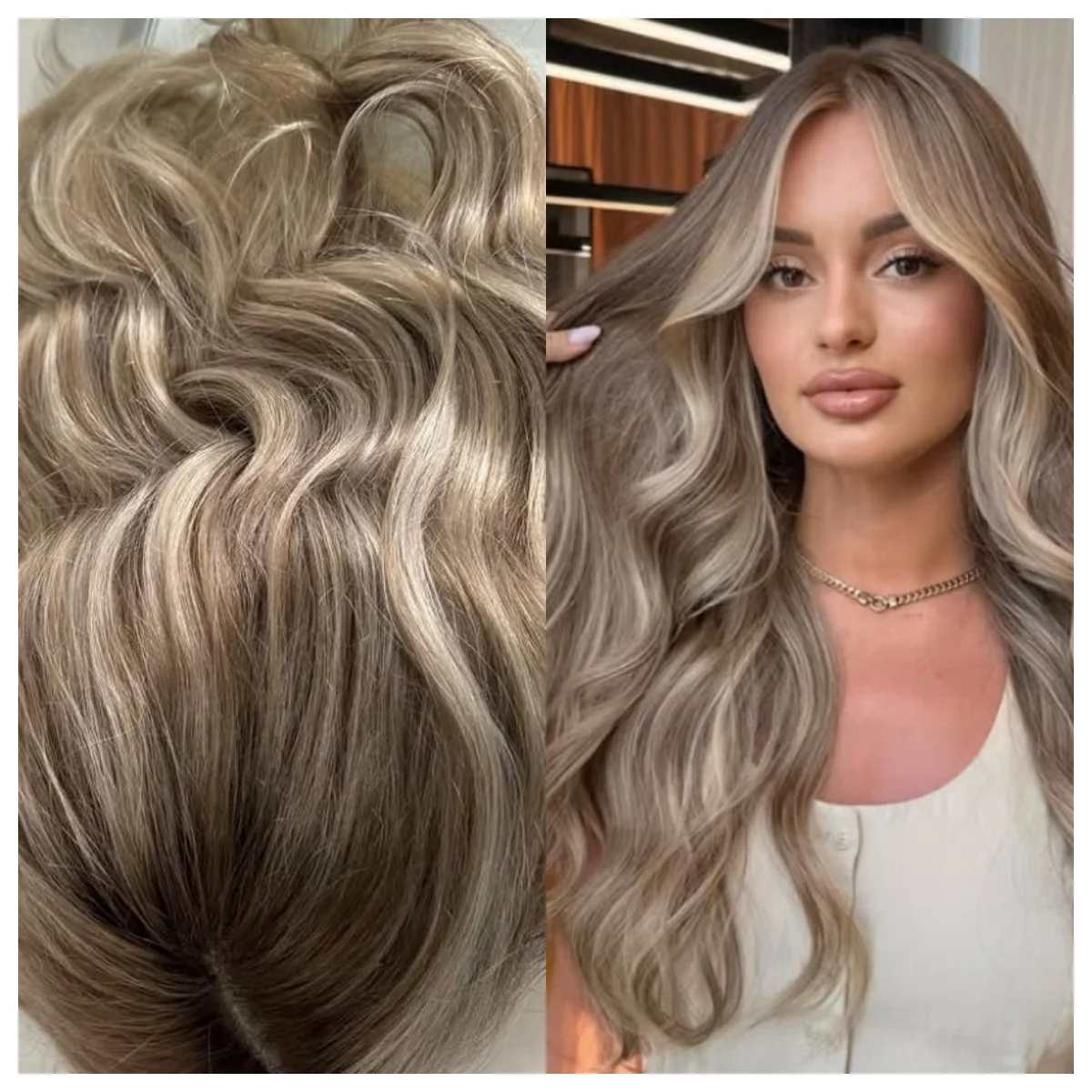 Balayage Смешанный Бронзовый Пепельно-Коричневый Термобезопасный Парик Синтетический Фронта Шнурка Темные Корни Упругие Волнистые Волосы Среднего Размера Кепки Парики Для Женщин
Balayage Смешанный Бронзовый Пепельно-Коричневый Термобезопасный Парик Синтетический Фронта Шнурка Темные Корни Упругие Волнистые Волосы Среднего Размера Кепки Парики Для Женщин