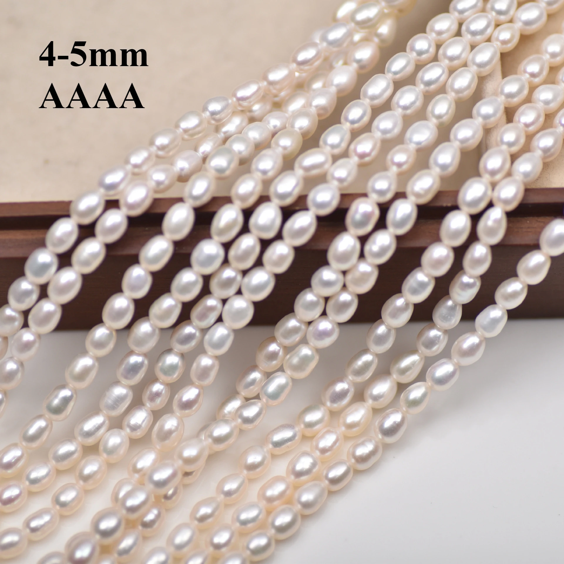 4-5mm4A Natural Freshwater White Rice Glitter Pearl Lustrous Rare Loose Bead Gift Jewelry Make DIY Necklace Bracelet Accessories
4-5mm4A Natural Freshwater White Rice Glitter Pearl Lustrous Rare Loose Bead Gift Jewelry Make DIY Necklace Bracelet Accessories