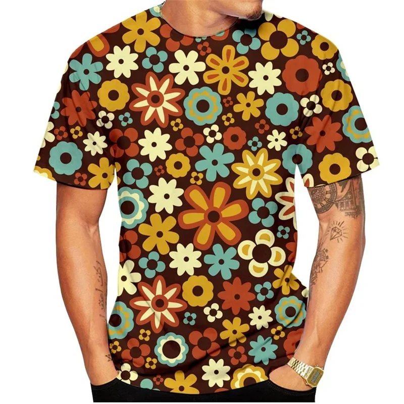 Summer 3D Colorful Flower Print T Shirt Fashion Short Sleeve Women T Shirts Men's T-shirt Oversized Tops Streetwear Clothing
Summer 3D Colorful Flower Print T Shirt Fashion Short Sleeve Women T Shirts Men's T-shirt Oversized Tops Streetwear Clothing