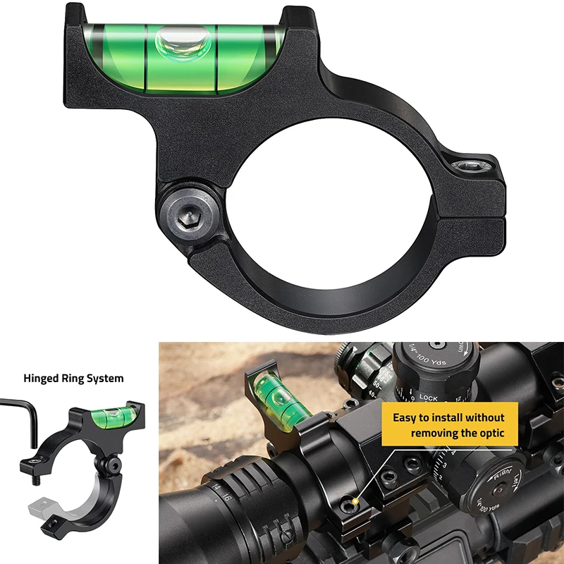 CVLIFE Scope Level for 30MM Tube Heavy-Duty Scope Leveling Kit Precision Anti-Cant Aluminum Scope Level Bubble for Outdoor
CVLIFE Scope Level for 30MM Tube Heavy-Duty Scope Leveling Kit Precision Anti-Cant Aluminum Scope Level Bubble for Outdoor