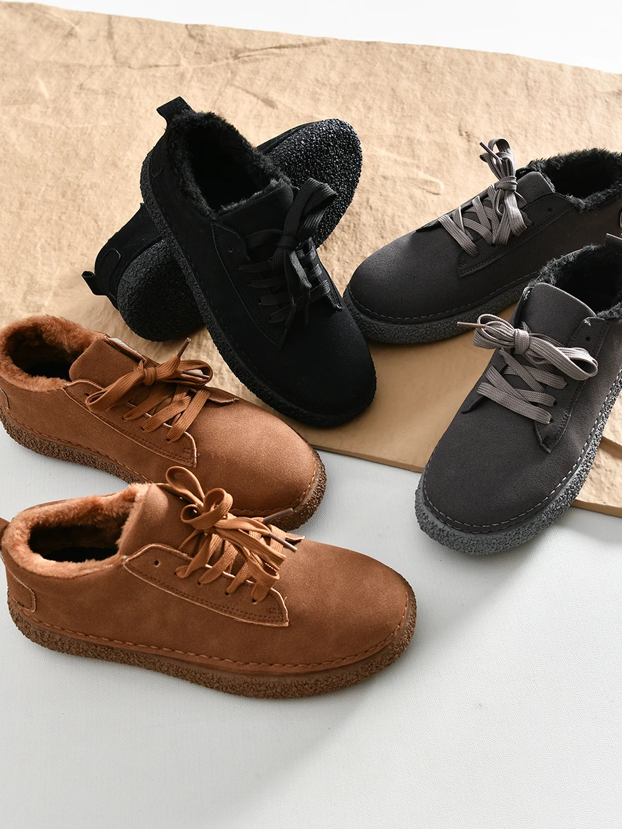 Trendy Winter Men's Workwear Lace-Up Casual Snow Boots Warm Artificial Short Fur Lined Composite Material Flat Heel round Toe
Trendy Winter Men's Workwear Lace-Up Casual Snow Boots Warm Artificial Short Fur Lined Composite Material Flat Heel round Toe