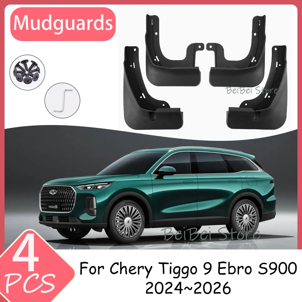 Car Mudguards For Chery Tiggo 9 Ebro S900 2024~2026 2025 Car Wheel Mudguard Flaps Mud Skin Cover Fenders Splash Accessories
Car Mudguards For Chery Tiggo 9 Ebro S900 2024~2026 2025 Car Wheel Mudguard Flaps Mud Skin Cover Fenders Splash Accessories