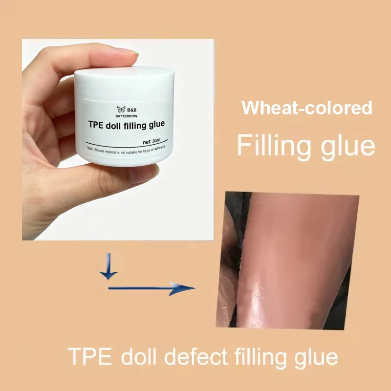 Handmade Wheat Colored TPE Doll Filling Adhesive Repairing Glue Filling Surface Groove Defect And Holes Soft After Drying
Handmade Wheat Colored TPE Doll Filling Adhesive Repairing Glue Filling Surface Groove Defect And Holes Soft After Drying