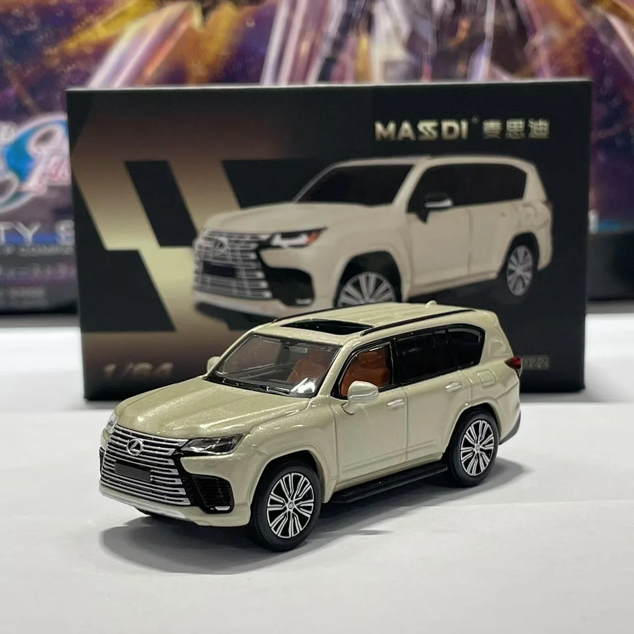 Коллекция моделей легкосплавных автомобилей Masdi 1:64 Lexus LX600
Коллекция моделей легкосплавных автомобилей Masdi 1:64 Lexus LX600