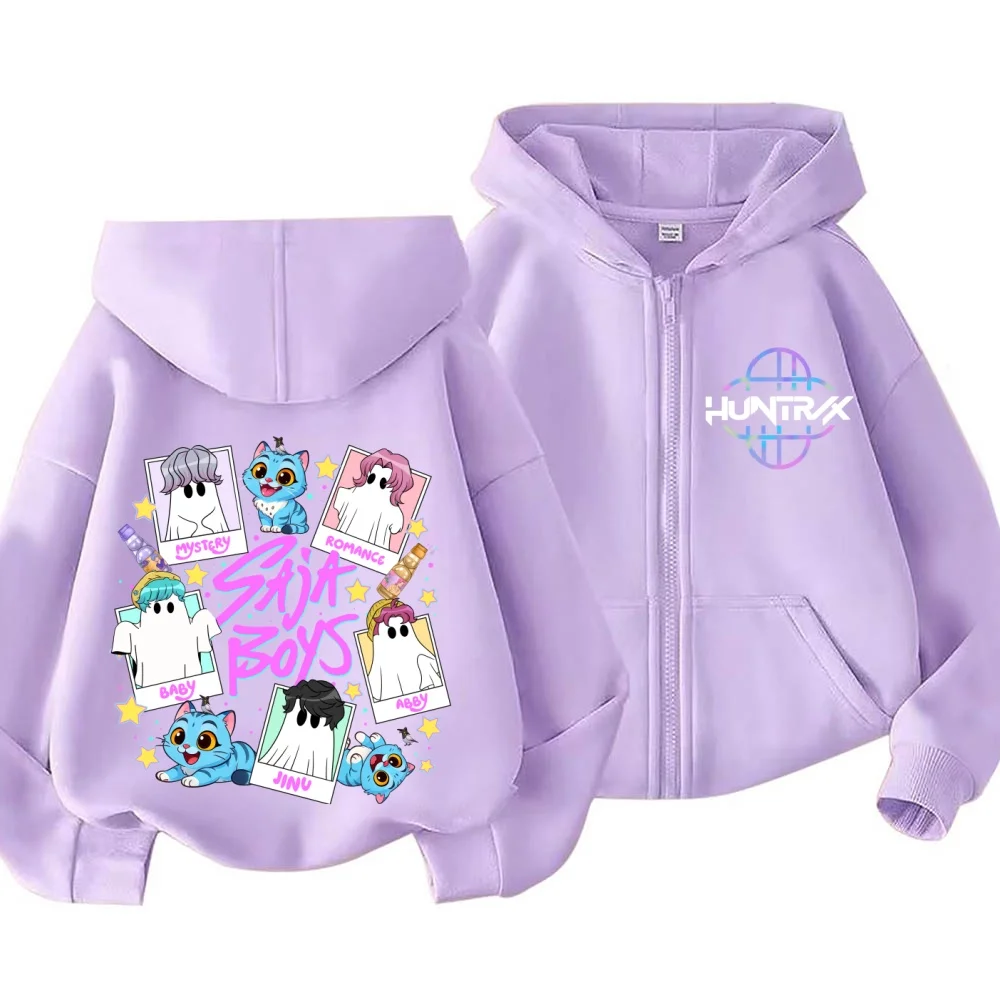 Спортивная одежда, новая детская толстовка на молнии KPop Demon Hunters, От 3 до 12 лет, весенне-осенняя одежда для мальчиков, теплая повседневная одежда с принтом для девочек
Спортивная одежда, новая детская толстовка на молнии KPop Demon Hunters, От 3 до 12 лет, весенне-осенняя одежда для мальчиков, теплая повседневная одежда с принтом для девочек 