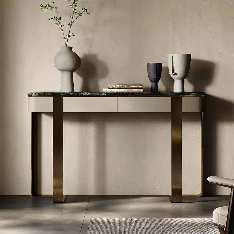 Light luxury entrance door cabinet Household living room is opposite the door Entry against the wall Partition rack Modern
Light luxury entrance door cabinet Household living room is opposite the door Entry against the wall Partition rack Modern
