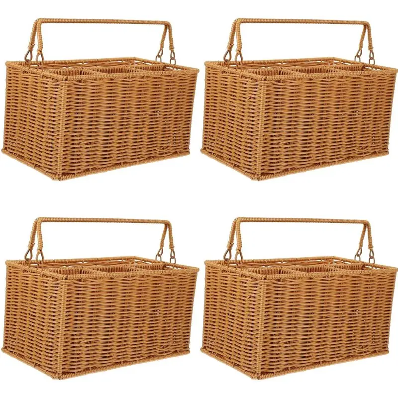 【POPULAR】4X Woven Cutlery Storage Basket Outdoor Silverware Cadd-Y Utensil Organizer Cutlery Organizer Cutlery Holder Basket
【POPULAR】4X Woven Cutlery Storage Basket Outdoor Silverware Cadd-Y Utensil Organizer Cutlery Organizer Cutlery Holder Basket