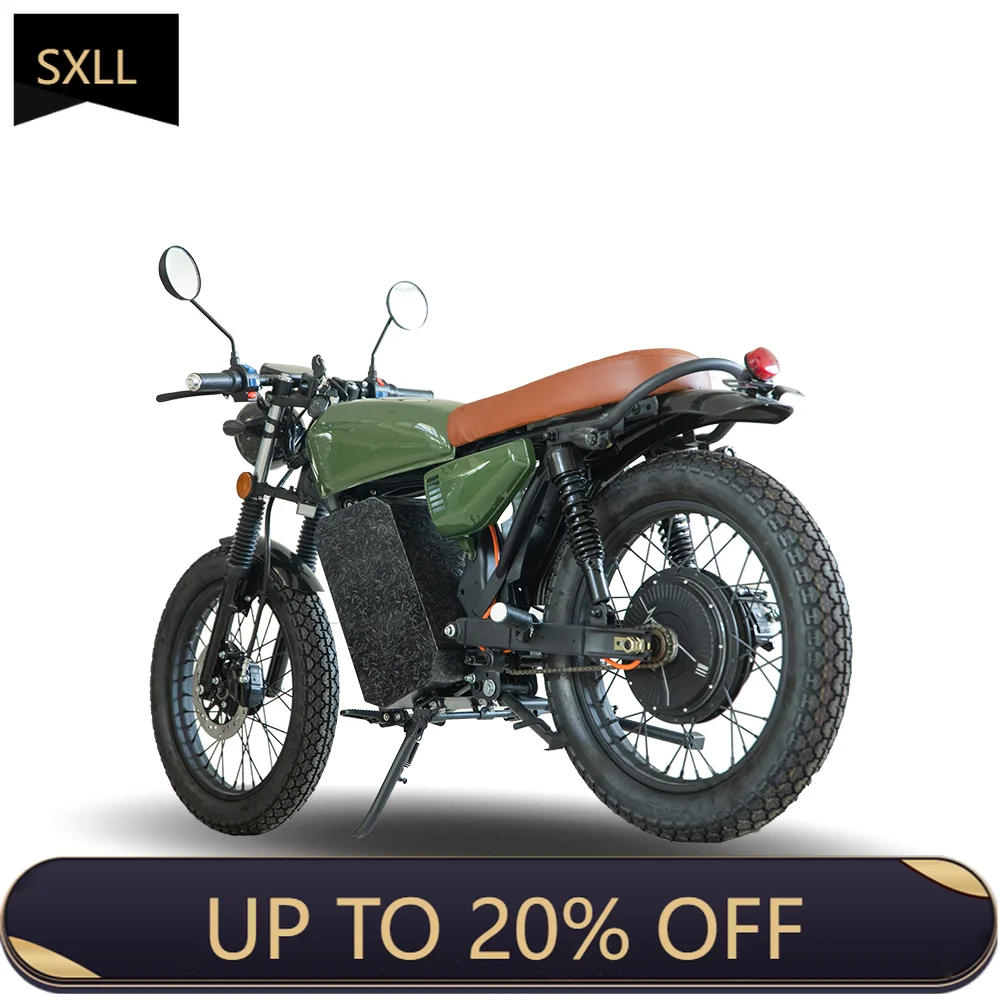 SXLL Factory direct sales 1500W/2000W/3000W/4000W off-road vehicle adult electric motorcycle cheap 72v
SXLL Factory direct sales 1500W/2000W/3000W/4000W off-road vehicle adult electric motorcycle cheap 72v