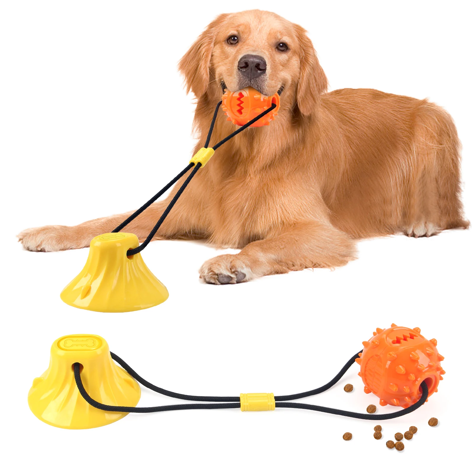 Dog Chew Toy Leak Food Ball with Suction Cup Grinding Teeth and Feeding Device Cleaning Teeth Anti Bite Interactive Pet Products
Dog Chew Toy Leak Food Ball with Suction Cup Grinding Teeth and Feeding Device Cleaning Teeth Anti Bite Interactive Pet Products