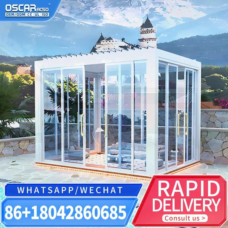 3x3 3x4 4x4 6x4 Modern Outdoor Bioclimatic Aluminum Louver Pergola for Gardens Patios Backyards pergola
3x3 3x4 4x4 6x4 Modern Outdoor Bioclimatic Aluminum Louver Pergola for Gardens Patios Backyards pergola