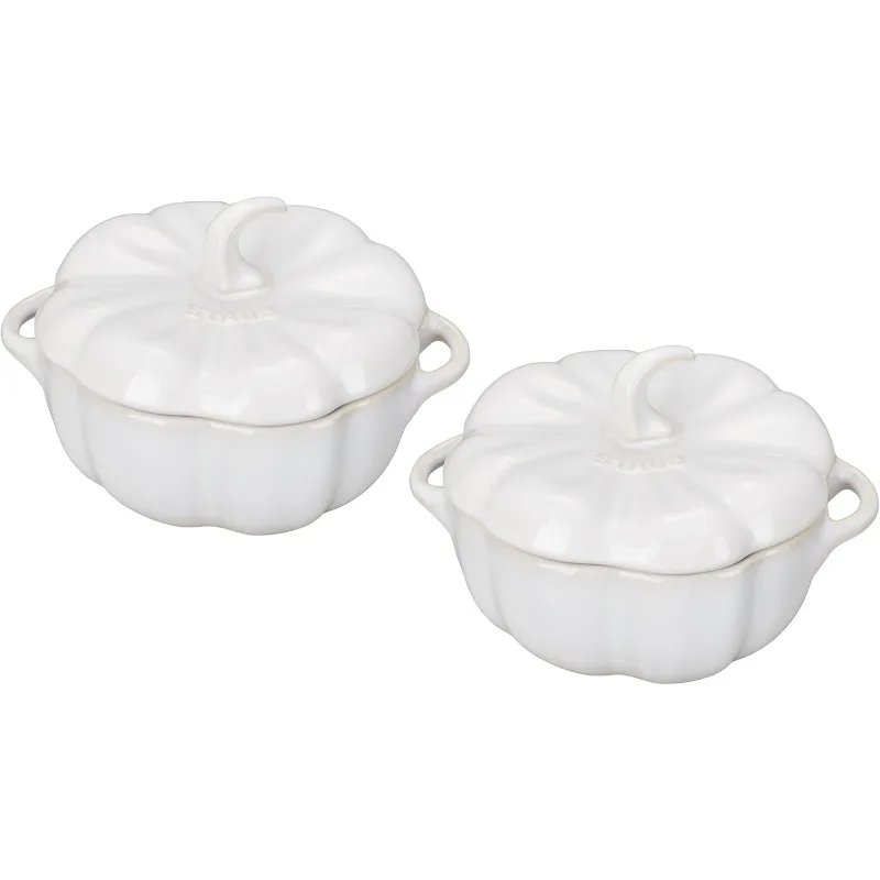 Керамический набор из 2 предметов, 24 унции Petite Pumpkin Cocotte — рустикальный цвет слоновой кости
Керамический набор из 2 предметов, 24 унции Petite Pumpkin Cocotte — рустикальный цвет слоновой кости