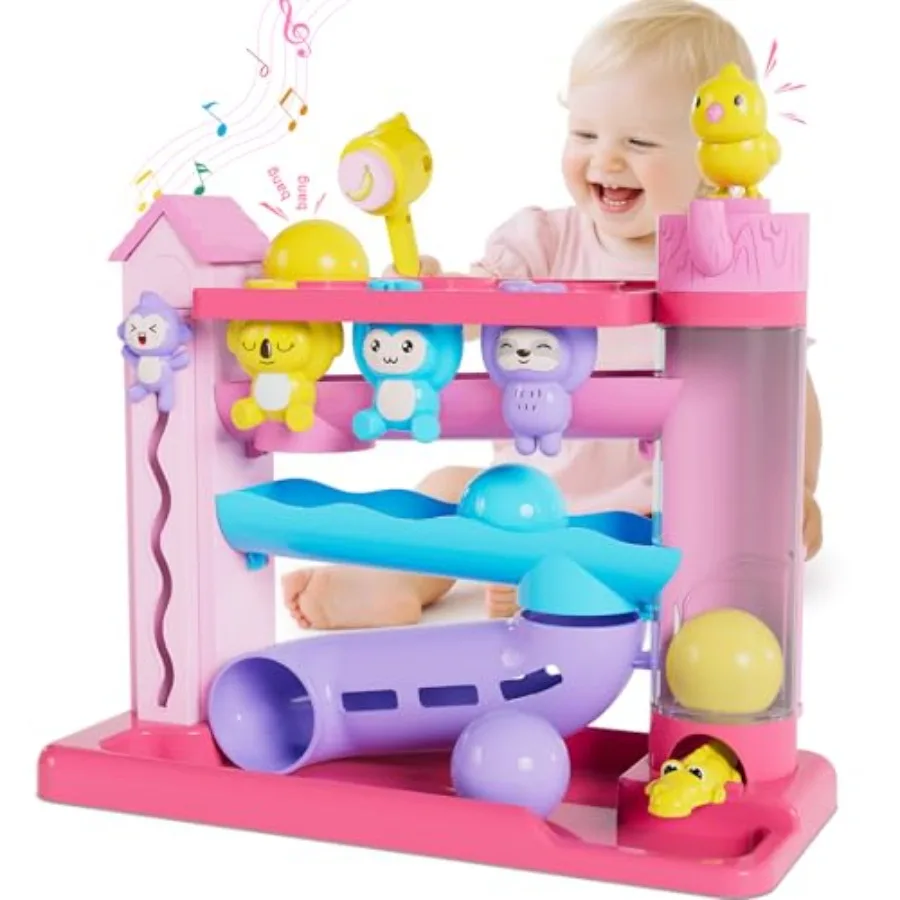 Musical Toy for 1-2 Year Old Girls, Educational Baby Toys 12-18 Months, Ball Drop Toy with English and Spanish, Fine Motor Toys
Musical Toy for 1-2 Year Old Girls, Educational Baby Toys 12-18 Months, Ball Drop Toy with English and Spanish, Fine Motor Toys